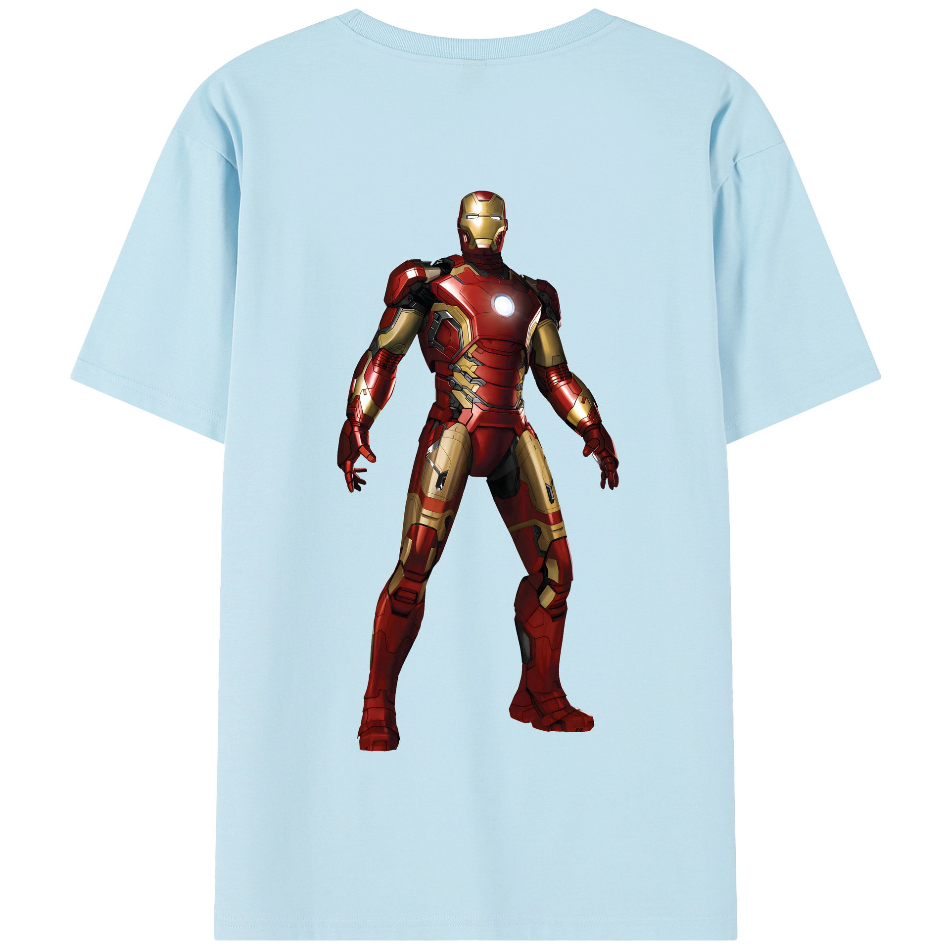 （画像用） アベンジャーズ The Avengers 綿100％半袖Tシャツ（背面プリント）